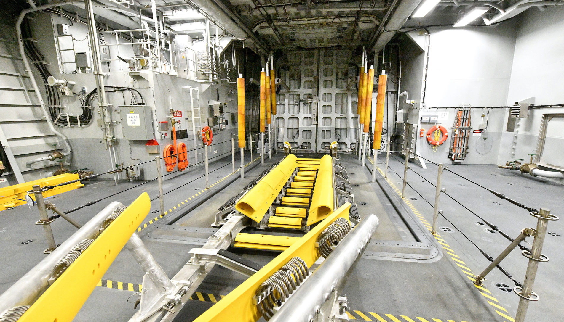 USS Sioux City commissioning tour